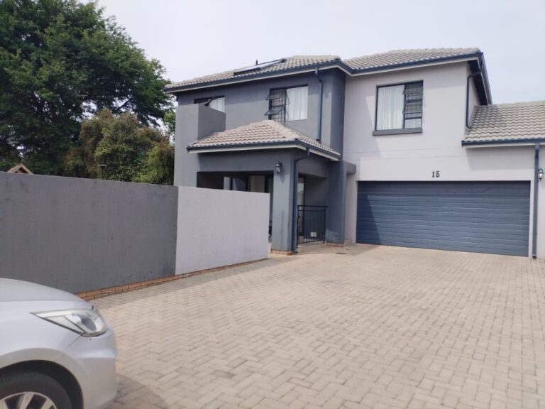 Luxury 3-Bedroom Full Title Townhouse in Exclusive Estate – Secure, Modern & Energy Efficient